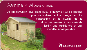 abri de jardin KIWI