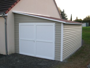 Garage PVC accolé 337x525
