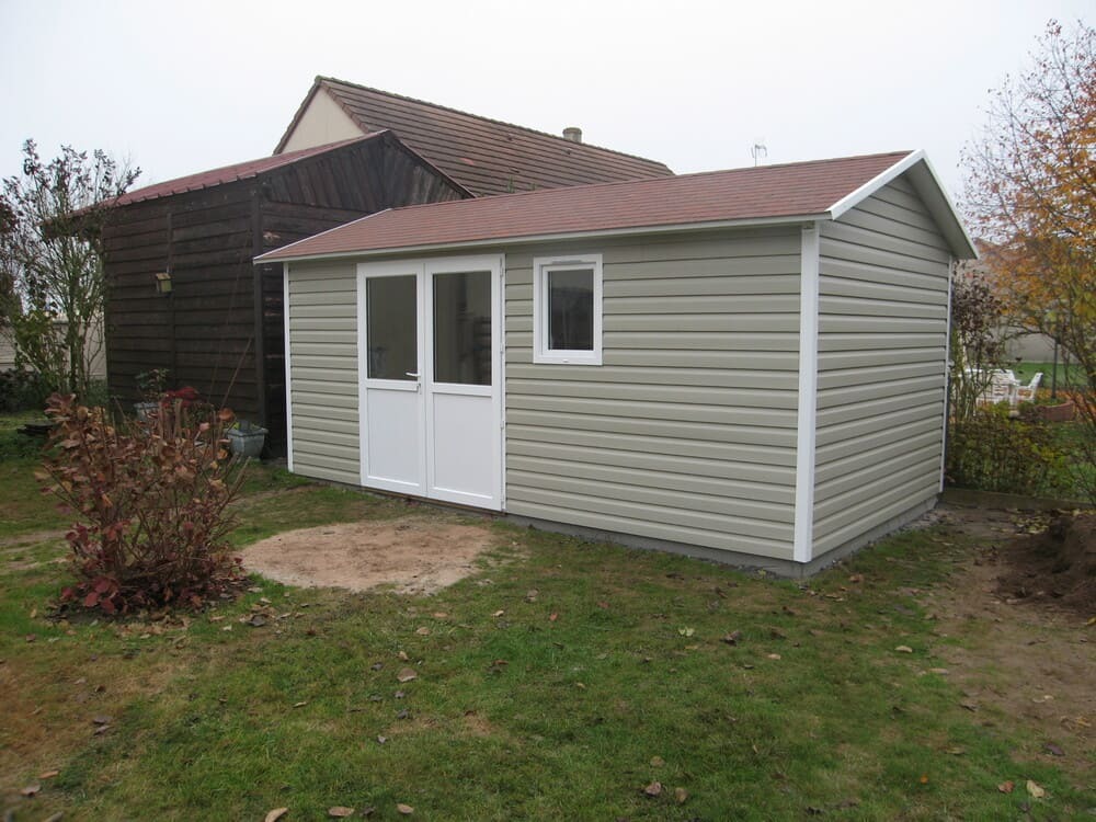 abri atelier de jardin prfabriqu 2m97x5m25
