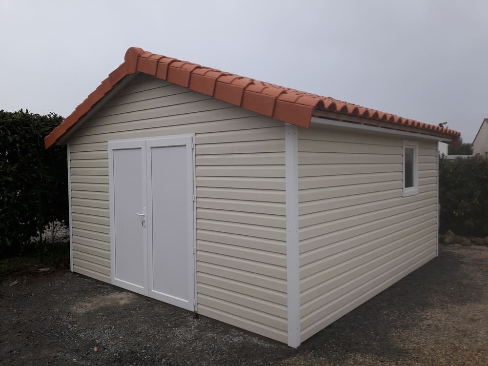 abri de jardin 18m couverture tuile 4m17x4m45