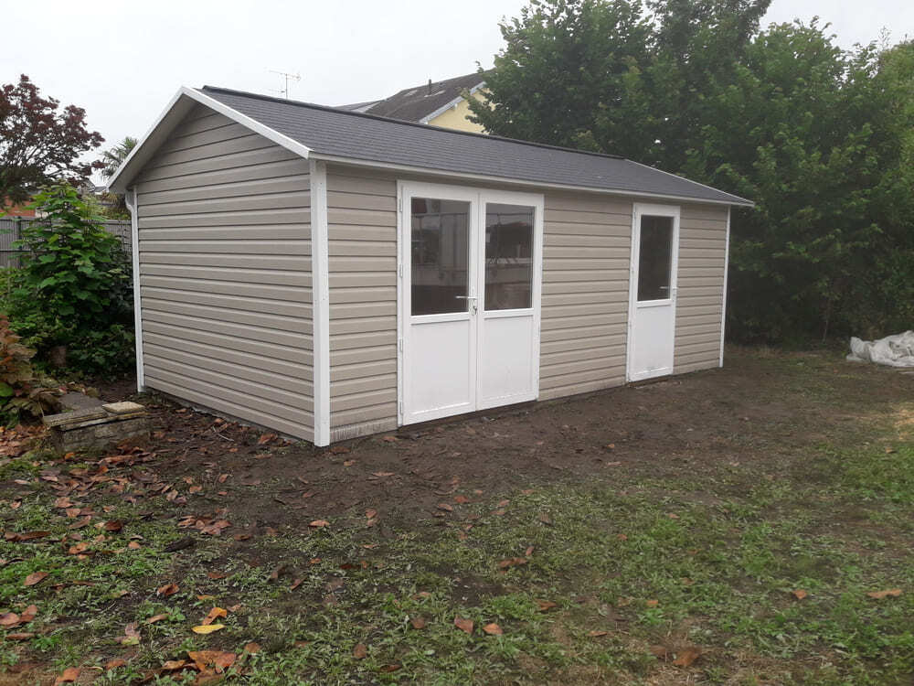 abri de jardin et de loisirs 20m 3m77x5m25