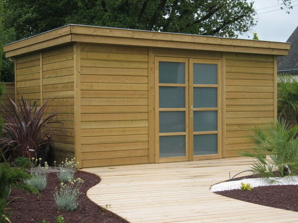 abri de jardin moderne 4m71x3m11