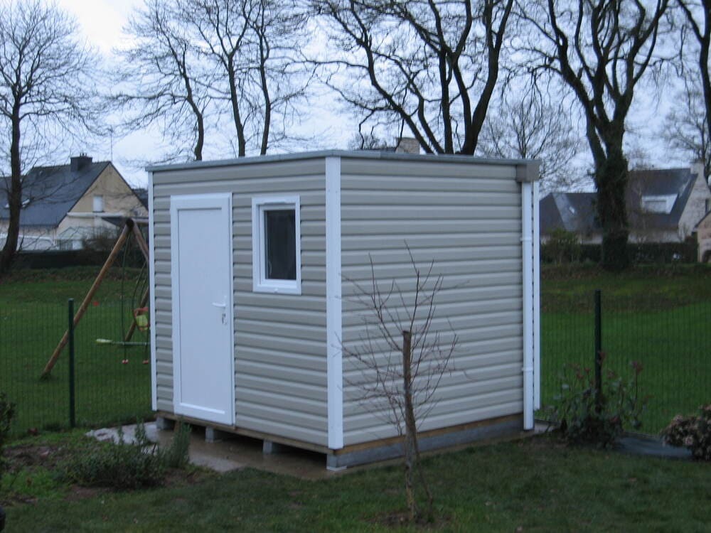 abri de jardin moderne pvc 257x245