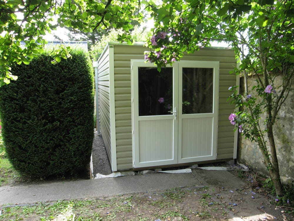 abri de jardin toit plat epdm 2m57x4m05