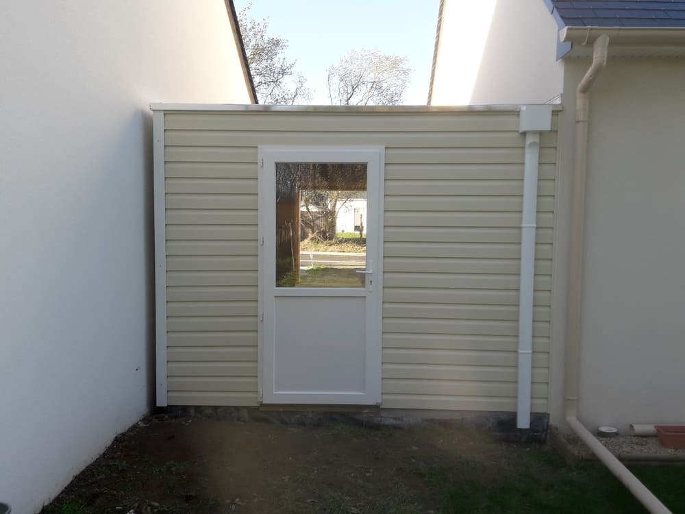 abri de jardin toit plat epdm 2m97x7m25