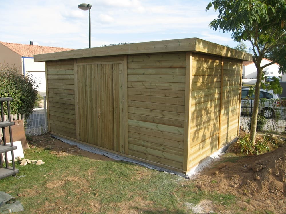 abri de stockage porte large 15m 4m71x3m11