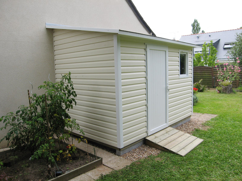 Abri de jardin PVC vinyle : Abri La Romagne - Fabricant abri de jardin