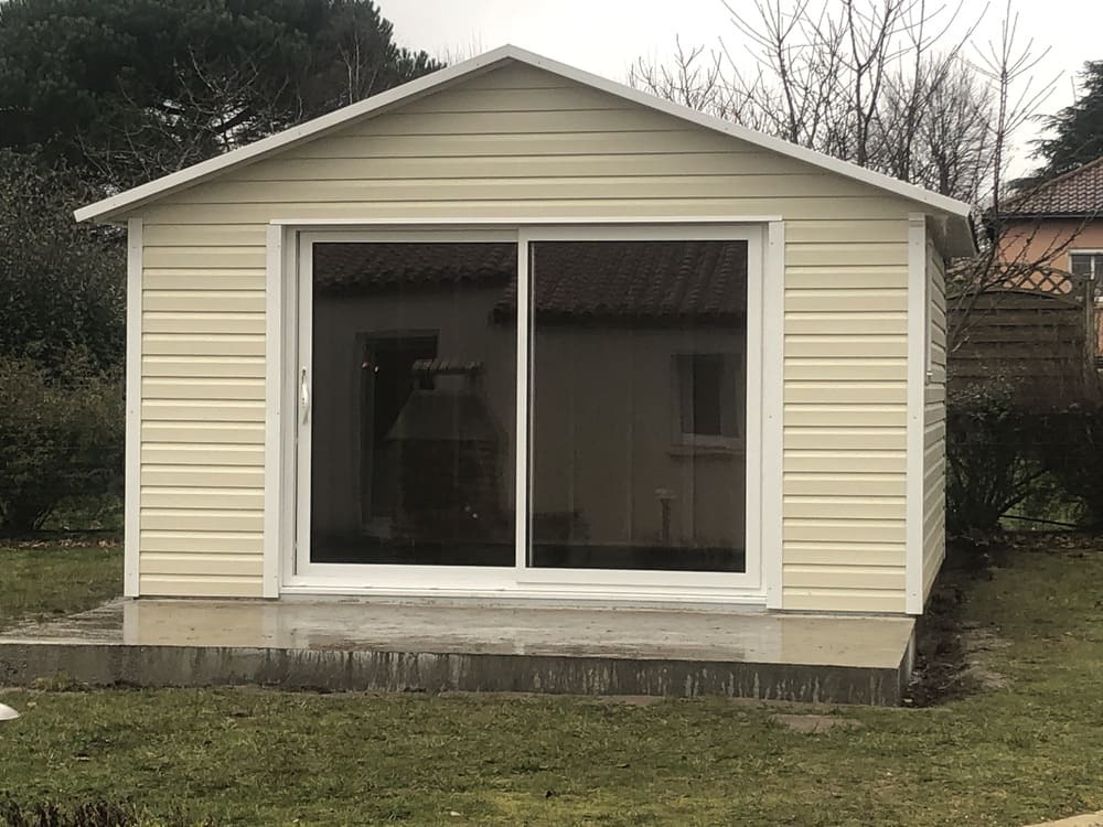 annexes de jardin 17m ossature bois 4m17x4m05