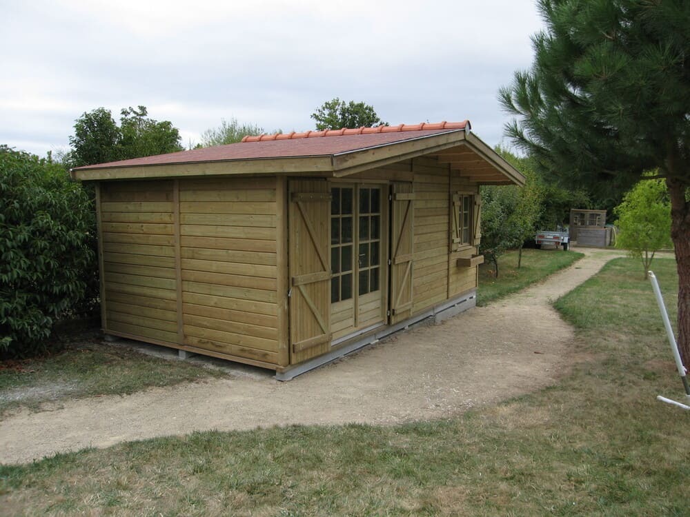 annexes de jardin 20m bois trait 6m15x3m17
