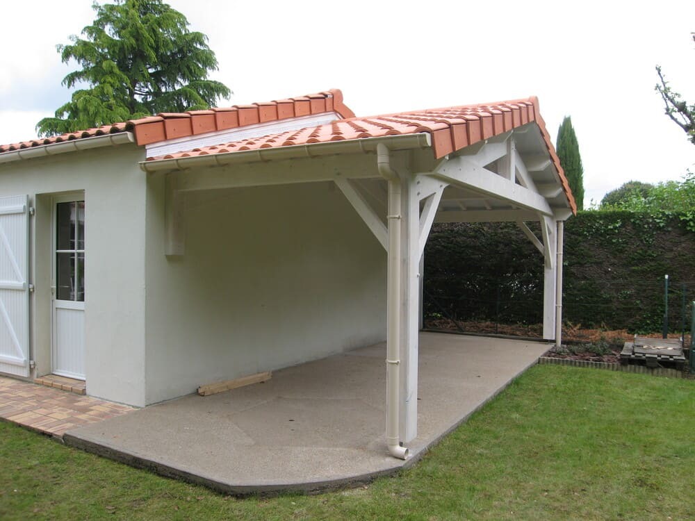 auvent accol 6m00x2m50 couverture tuile