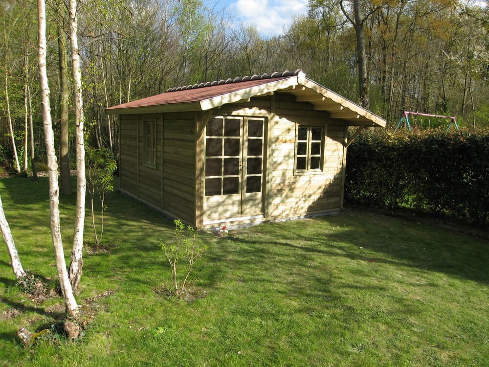 bureau de jardin bois 3m66x4m63