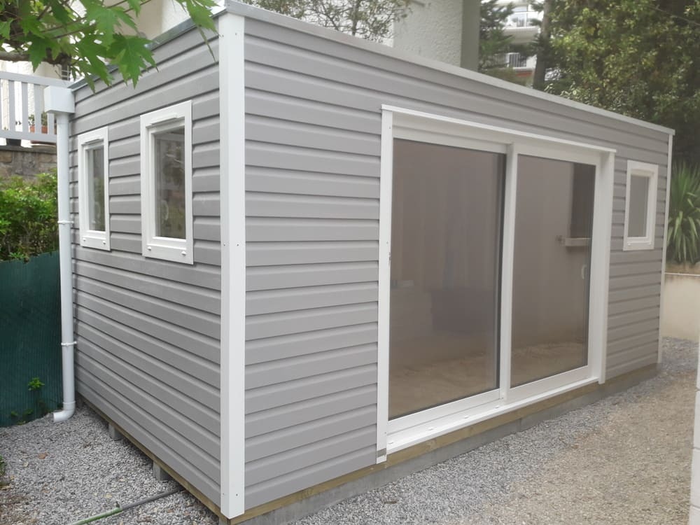 bureau de jardin toit plat epdm 2m57 4m85