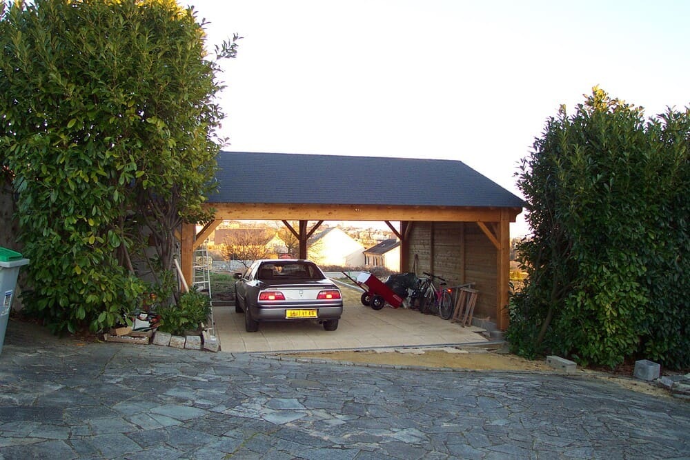 carport bois sur mesure 5m50x6m00
