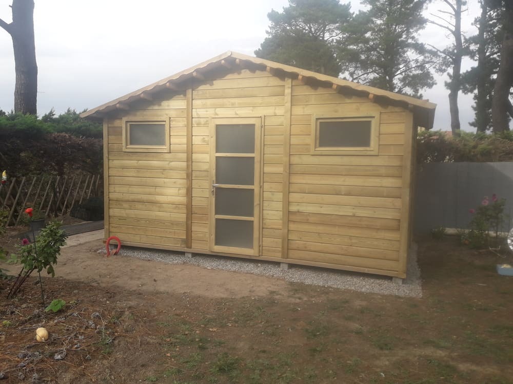 chalet de jardin 15m, 4m71x3m11
