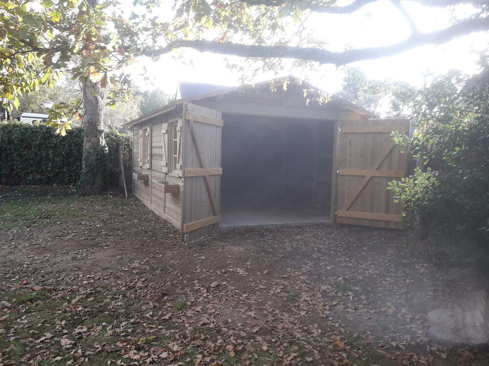 garage atelier bois 28m