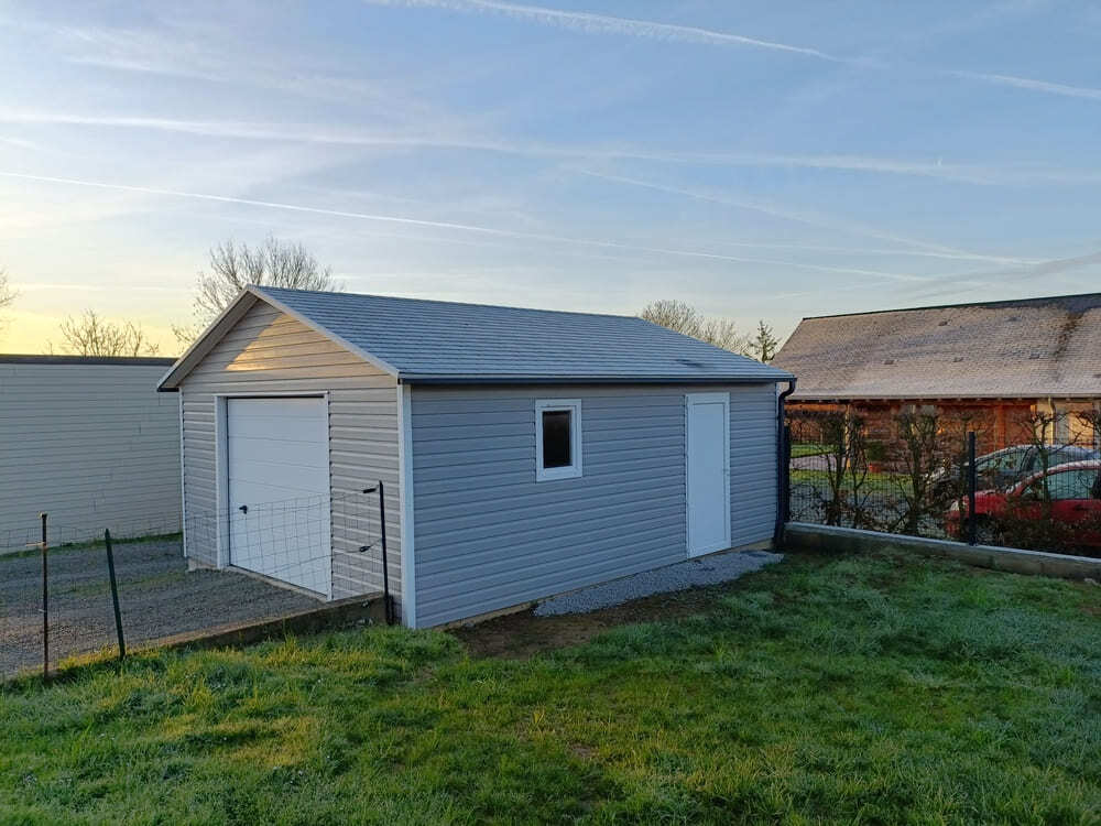 garage bois et pvc  25m