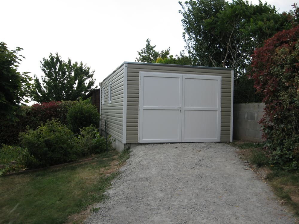 garage contemporain pvc 3m37x6m05