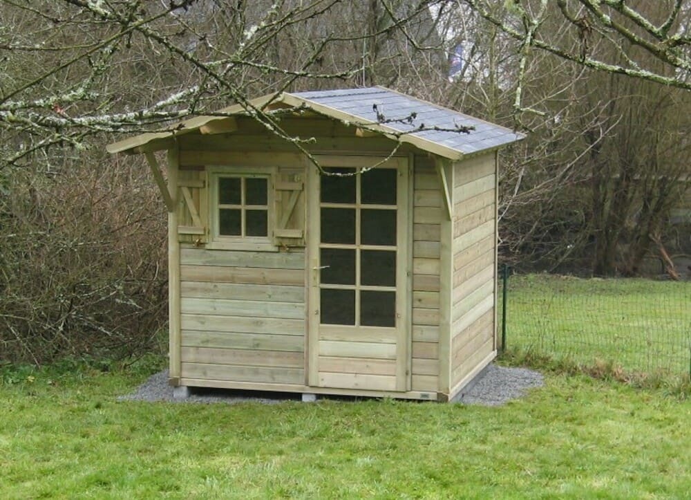 joli abri de jardin 5m2 2m31x2m08