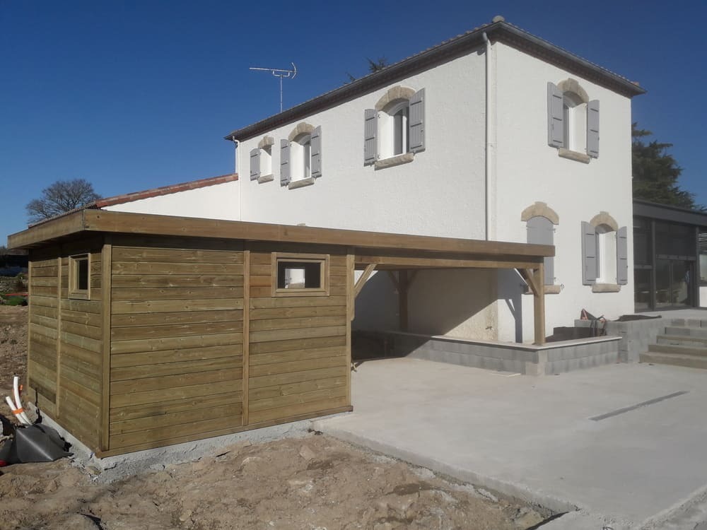 local technique piscine + prau 20m