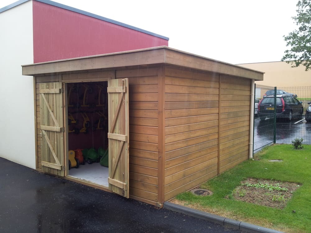 local technique toit plat epdm bois autoclave 3m66x3m11