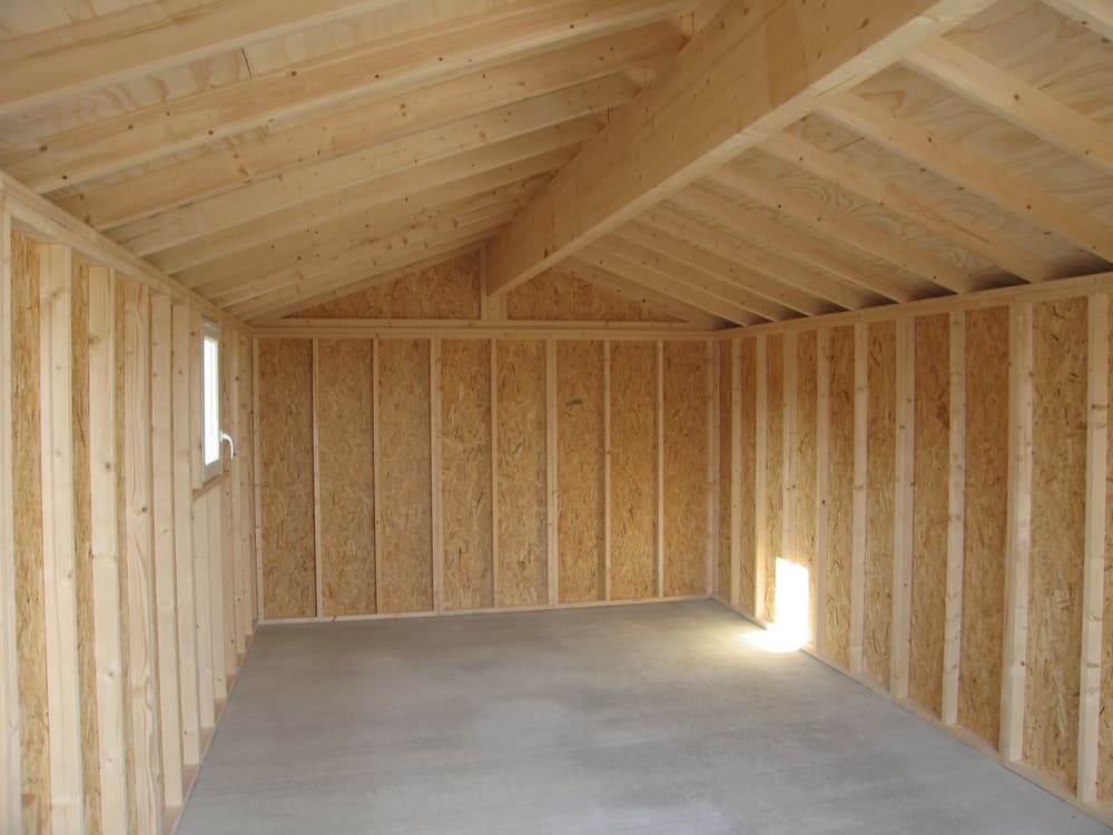 ossature bois abri de jardin