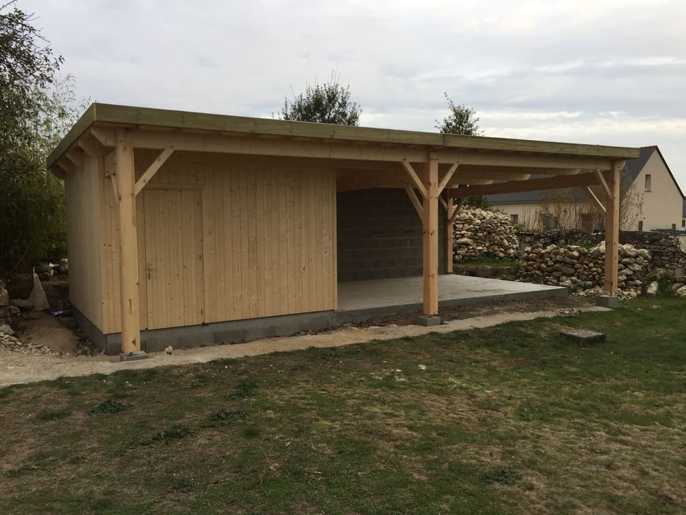 prau toit plat epdm + rangement 5m00x9m60