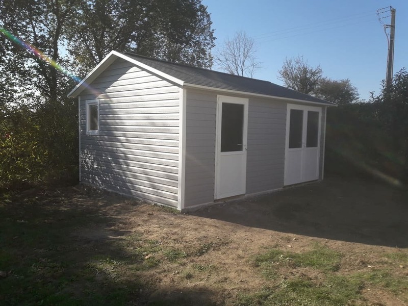 abri de jardin 20m 3m77x5m25