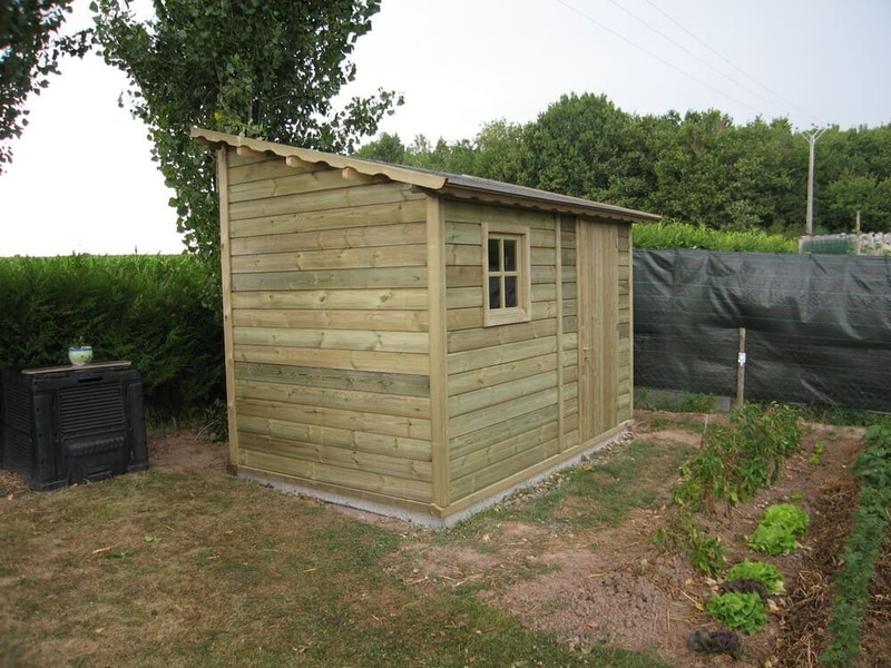 abri de jardin 2m31x3m11