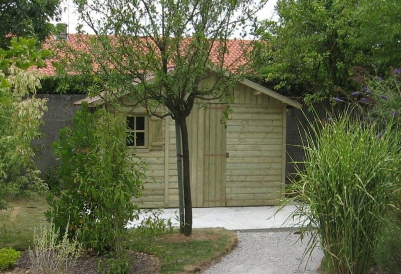 abri de jardin 7m en bois trait 3m19x2m14