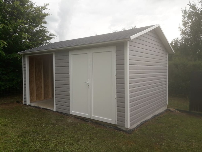 abri de jardin avec bucher sans entretien 15m