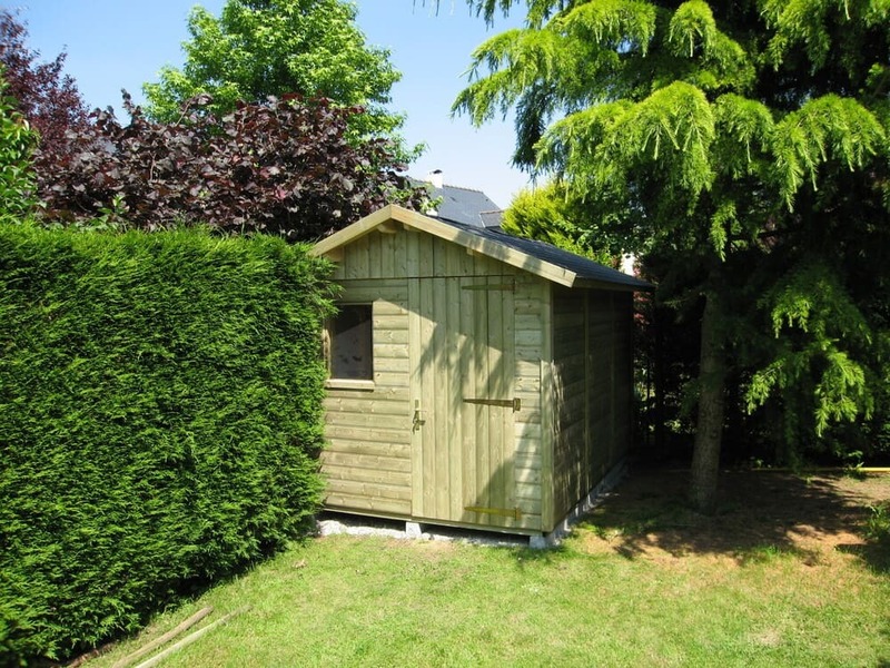 abri de jardin bois trait 7m 2m14x3m19
