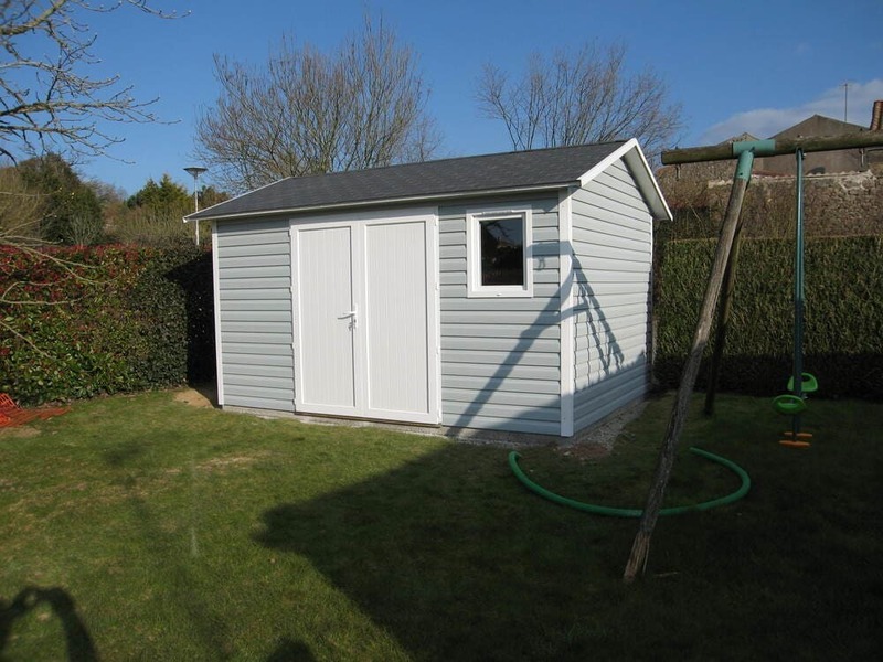 abri de jardin composite 2m57x3m65