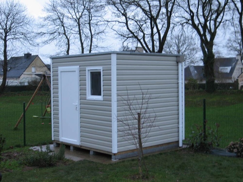 abri de jardin moderne pvc 257x245