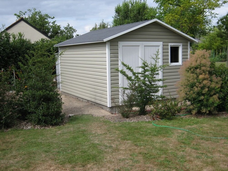 abri de jardin prfabriqu 3m37m4m45