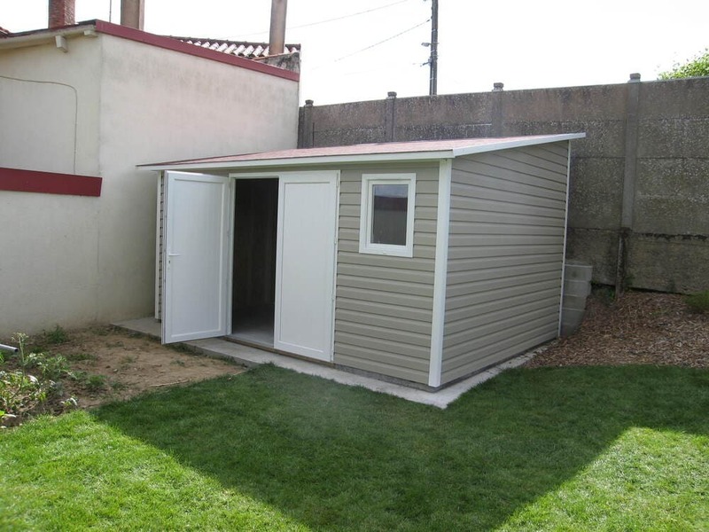 abri de jardin pvc 15m, 3m37x4m45