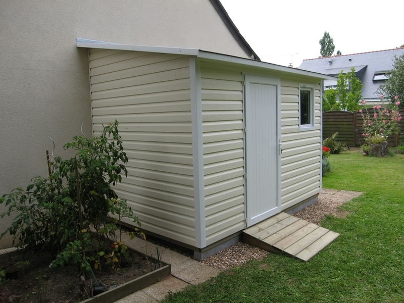 abri de jardin pvc 7m, 2m17xm325