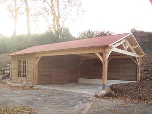 carport double 500x600+fermeture arriКre+rangement 500x300