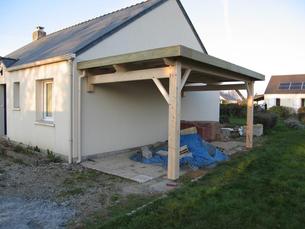 carport toit plat 300x500