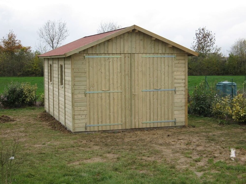 garage bois de qualit 17m3m19x5m29