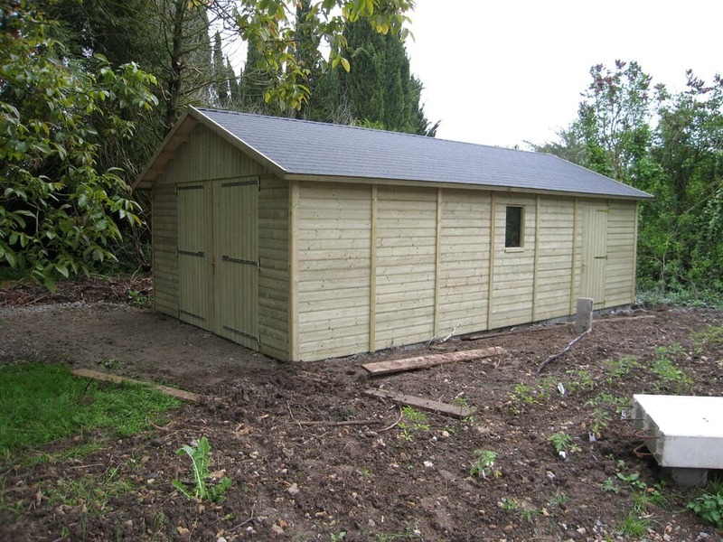 garage bois de qualit 30m 4m24x7m39