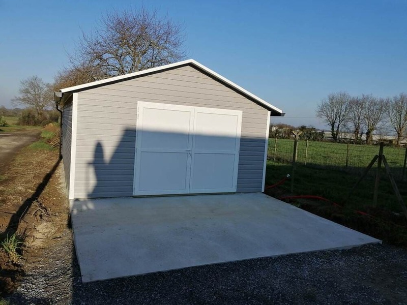 garage bois et pvc 20m