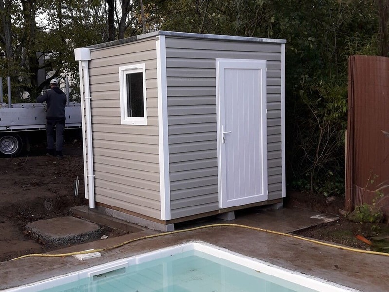 local technique de piscine 4m sans entretien 2m17x2m05