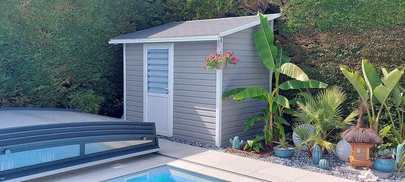 local technique piscine 5m sans entretien 1m77x2m85