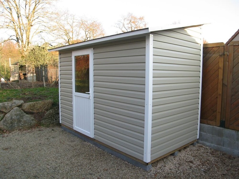 petit abri de jardin  1 pente 1m77x3m25