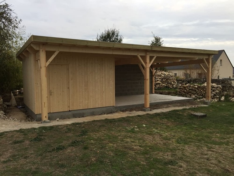 prau toit plat epdm + rangement 5m00x9m60